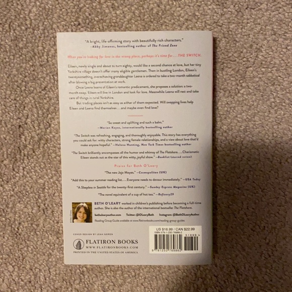 2 used novels (books)- One Last Stop and The Switch - Picture 2 of 3